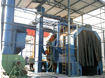 塔筒内外壁抛（喷）丸清理机