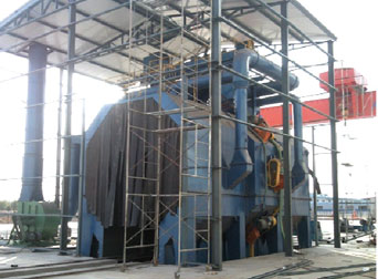 塔筒内外壁抛（喷）丸清理机