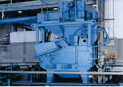 盘圆线材抛丸清理机