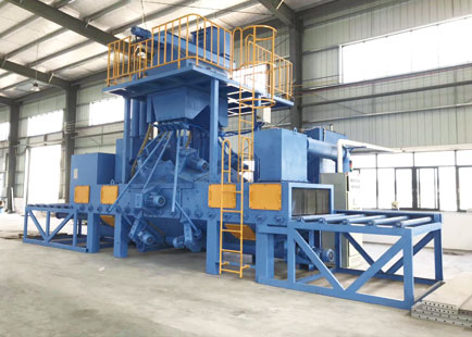 无地坑辊道通过式抛丸机